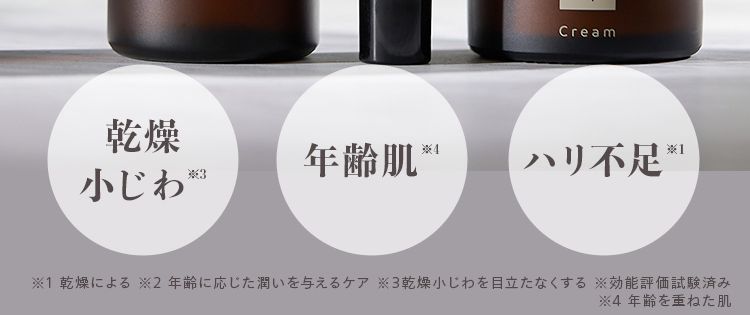 N 50代、女性特有のゆらぎ寄り添うエイジングケア®
目元・おでこ・口元・首 濃密保湿でご褒美ヶ