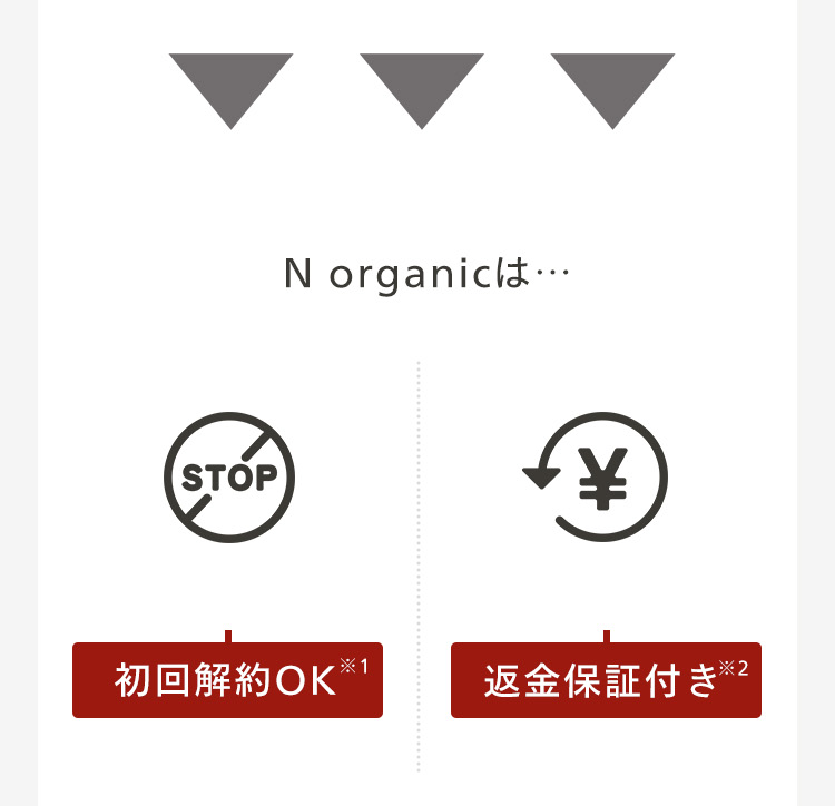 初回解約OK®
返金保証付き※
